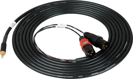 Sescom SES-IPOD-XLRM15 15' 3.5mm TRS-M To Dual XLR-M Cable