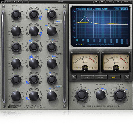 Waves RS56 Passive EQ Vintage Equalizer Plugin PEQSG
