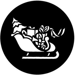 Rosco Laboratories 78384 Christmas Sleigh Gobo 78384