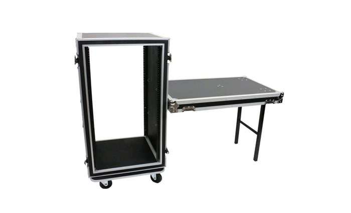 Elite Core Audio SC20U-20SL 20-Space ATA Amp Rack with Casters & Standing Lid SC20U-20SL