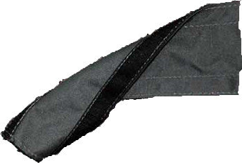 Safcord SAFCORD-063-BK 3"x6' Cable Cord Cover In Black