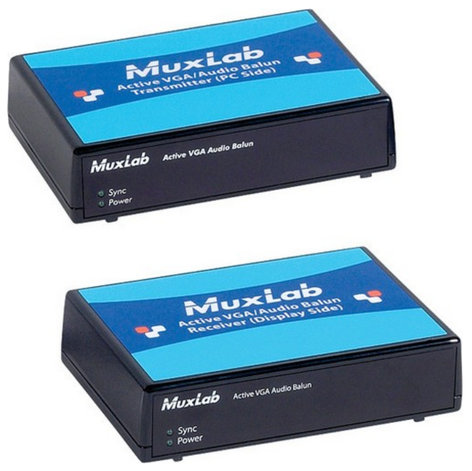 MuxLab 500145 Active VGA Audio Balun Kit MUX-500145