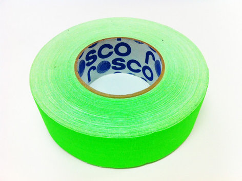 Rosco Gaffer Tape 2" Fluorescent Green GaffTac Tape