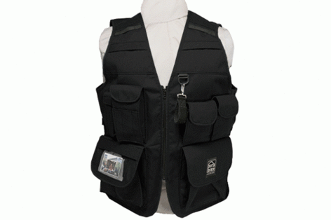 Porta-Brace VV-MBL Medium Video Vest in Black VV-MBL