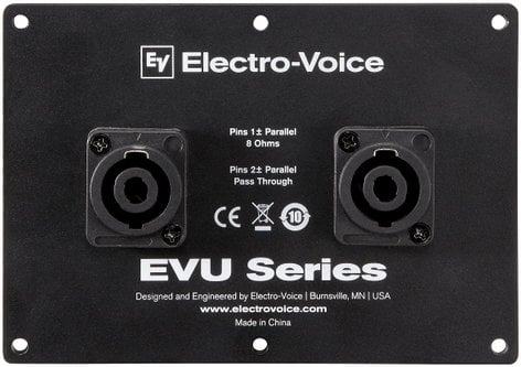 Electro-Voice EVU-CDNL4 Dual NL4 Connector Cover Plate for EVU Series Speakers EVU-CDNL4
