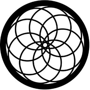 Rosco Laboratories 77568 Spiro Gira Steel Gobo 77568