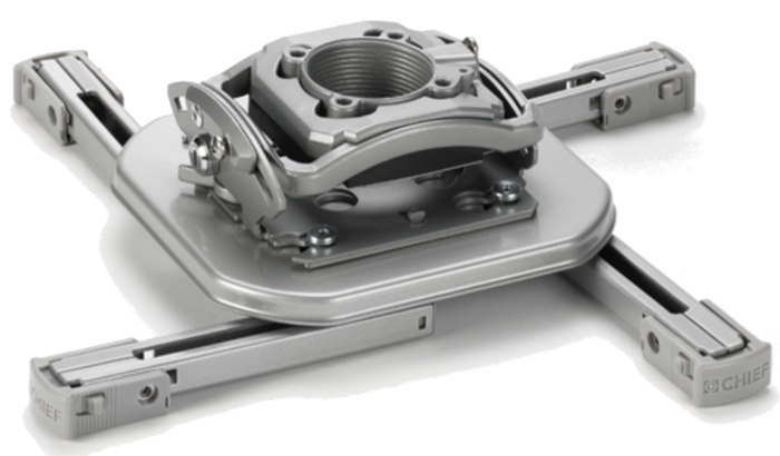 Chief Manufacturing RSMAUS Mini Elite Universal Projector Mount in Silver RSMAUS