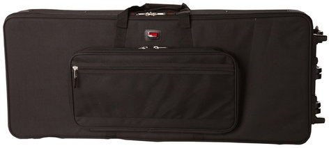 Gator Cases GK-76-SLIM 76-Note Keyboard Case with Wheels GK-76-SLIM