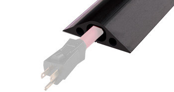 Checkers RFD4-10 10' Rubber Duct Cable Protector RFD4-10