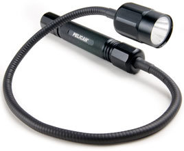 Pelican Cases 2365C Black FlexNeck LED Flashlight 2365C