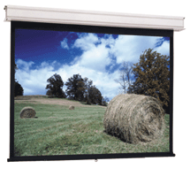 Da-Lite 92709 78" x 139" Advantage Manual High Contrast Matte White HDTV Ceiling-Recessed Screen with Controlled Screen Return 92709