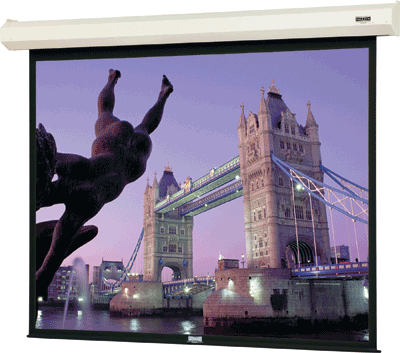 Da-Lite 92577L 87" X 116" Cosmopolitan Electrol High Contrast Matte White Screen, LVC