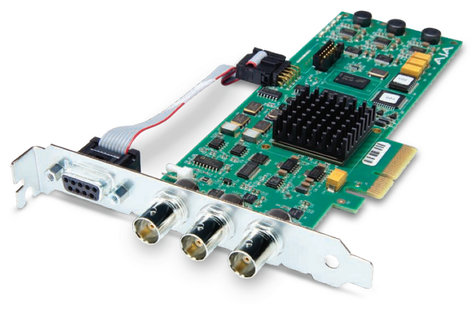 AJA Video Systems Inc CORVID 3G PCIe 4x Card for 8/10-bit Uncompressed Digital 3G, HD, SD I/O CORVID-3G