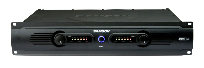 Samson Servo 200 Stereo Power Amplifier, 100W Per Channel