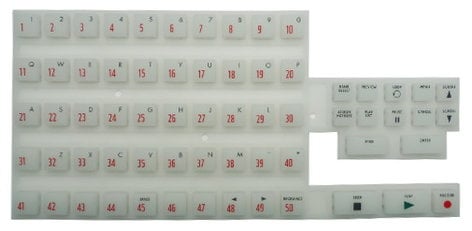 360 Systems 100-127-0036 Button Assembly For DR554 100-127-0036