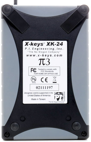 PI Engineering XK-24-USB-R X-Keys XK-24 24-Key Programmable USB Keypad