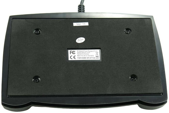 PI Engineering XK-0985-UDP3-R X-Keys XK-3 Foot Pedal Programmable Front Hinged USB Foot Pedal