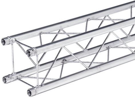 Global Truss SQ-F24-100-BLK 1M Light Duty Square Segment in Black SQ-F24-100-BLK
