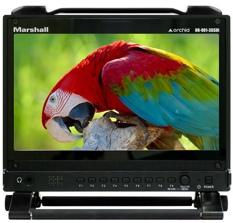 Marshall Electronics OR-901-3GSDI 9" Orchid LCD Field Monitor with Dual 3G-SDI Outputs OR-901-3GSDI