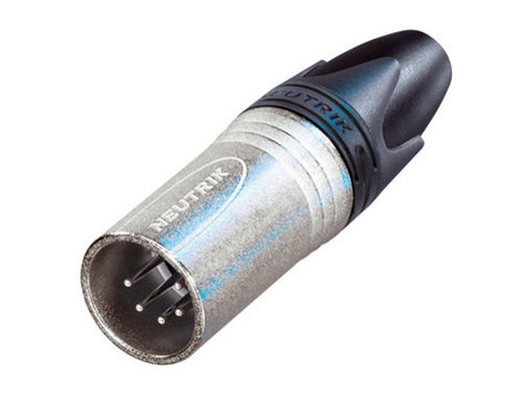 Neutrik NC5MXX 5-Pin Male Cable Connector in Silver NC5MXX