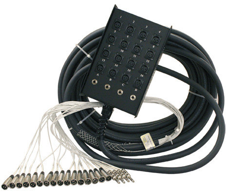 RapcoHorizon Music S8X4-50FF 50 ft 12 Channel 8x4 Snake with XLR Returns S8X4-50FF