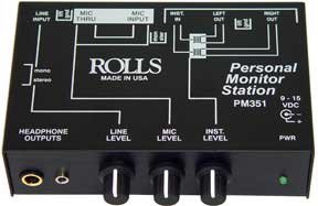 Rolls PM351 Personal Headphone Monitor PM351