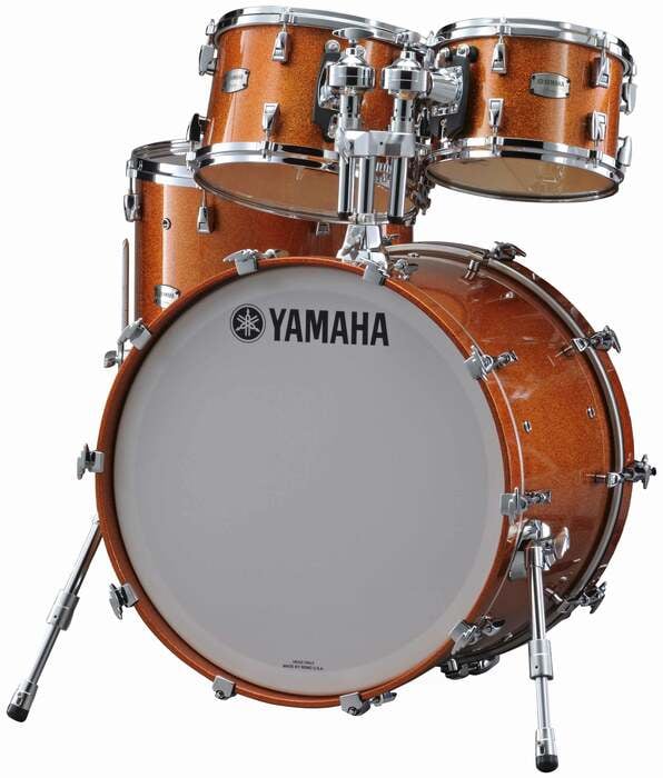 Yamaha Absolute Hybrid Maple 4-Piece Shell Pack 10"x7" And 12"x8 Rack Toms, 14"x13" Floor Tom, And 22"x18" Bass Drum