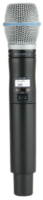 Shure ULXD2/B87A-H50 Beta87A Handheld Transmitter in the H50 Band ULXD2/B87A-H50