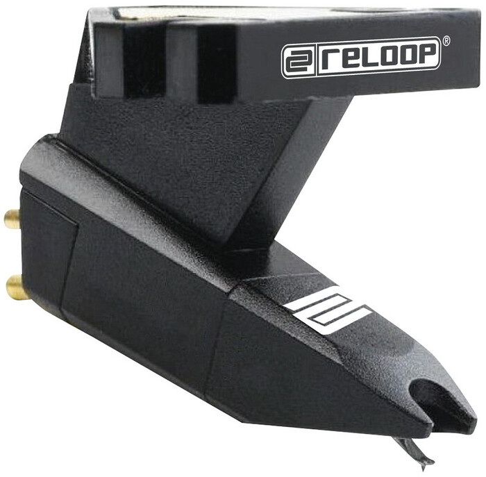 Reloop OM-BLACK OM Black Integrated Headshell Cartridge