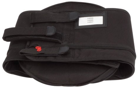 Gibraltar GFBT12 12" Tom Flatter Bag With Zippered Height Adjustment