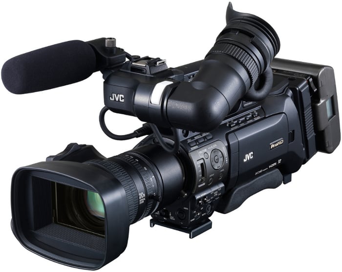 JVC GY-HM850U ProHD Compact Shoulder Mount Camera With 20x Fujinon ENG Lens