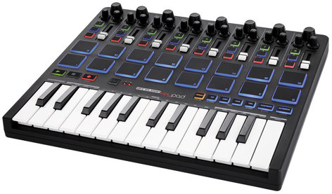 Reloop Keypad USB Keyboard with Faders, Pads and Ableton Live Lite 9 KEYPAD
