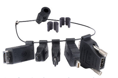 Liberty AV Solutions DL-AR Universal HDMI Adapter Ring Complete Assembly with 5 Adapters DL-AR