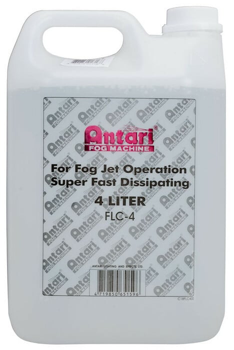 Antari FLC-4 4L Container Of Water-Based Super Fast Dissipating Fog Fluid