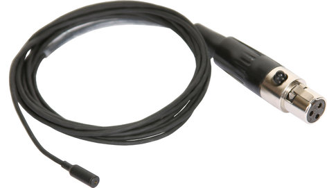 Galaxy Audio LV3-OBK-EV Omnidirectional Lavalier Microphone Wired for Electro-Voice Wireless Systems LV3-OBK-EV