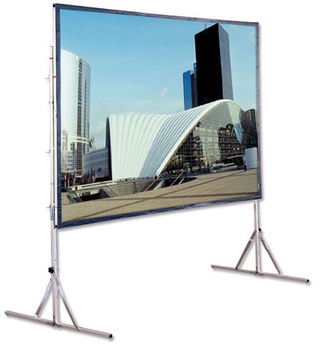 Draper Shade and Screen 218185 Cinefold Complete 16:9 Portable Projection Screen System with Standard Legs 56 x 96 218185