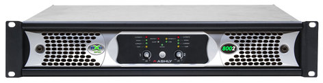 Ashly nXp8002 2 Channel 400W Network Power Amplifier with DSP NXP8002