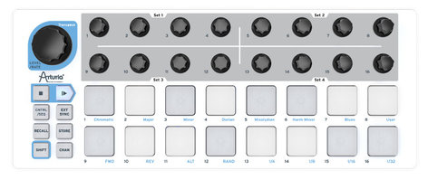 Arturia Beatstep USB/MIDI/CV Controller with 16-Step Analog Sequencer BEATSTEP
