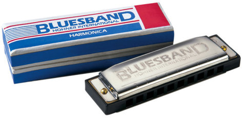 Hohner Blues Band Enthusiast Series Diatonic Harmonica 1501BX