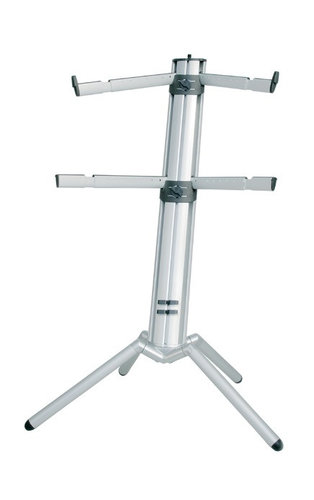 K&M Stands Spider Pro 2-Tier Aluminum Column Keyboard Stand 18860-ALUMINUM