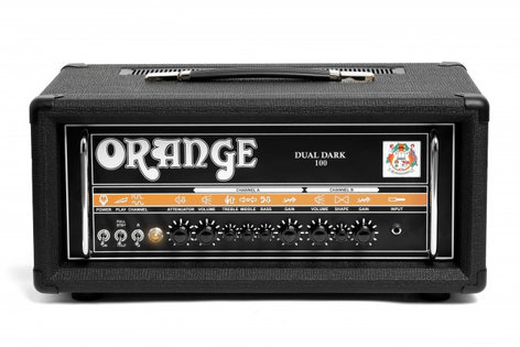 Orange Amplification Dual Dark 100 100W 2-Ch Tube Guitar Amplifier Head DUAL-DARK-100