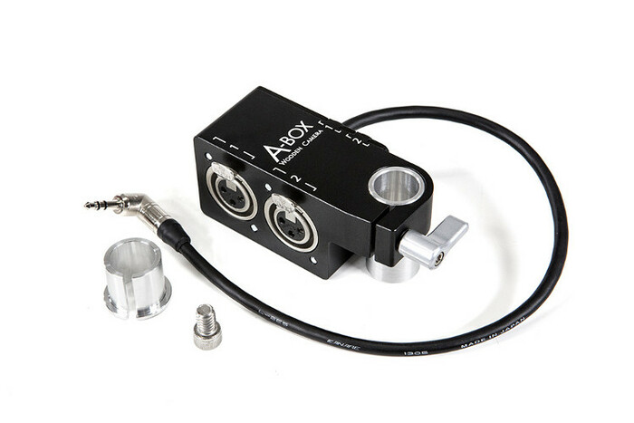 Wooden Camera A-BOX-POCKET XLR-M to 1/4-F" Balanced Adapter for BlackMagic Pocker Cinema Camera A-BOX-POCKET