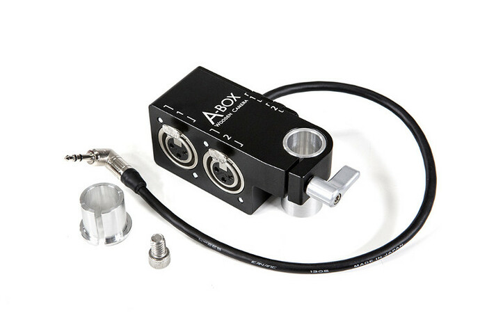 Wooden Camera A-BOX-POCKET XLR-M To 1/4-F" Balanced Adapter For BlackMagic Pocker Cinema Camera