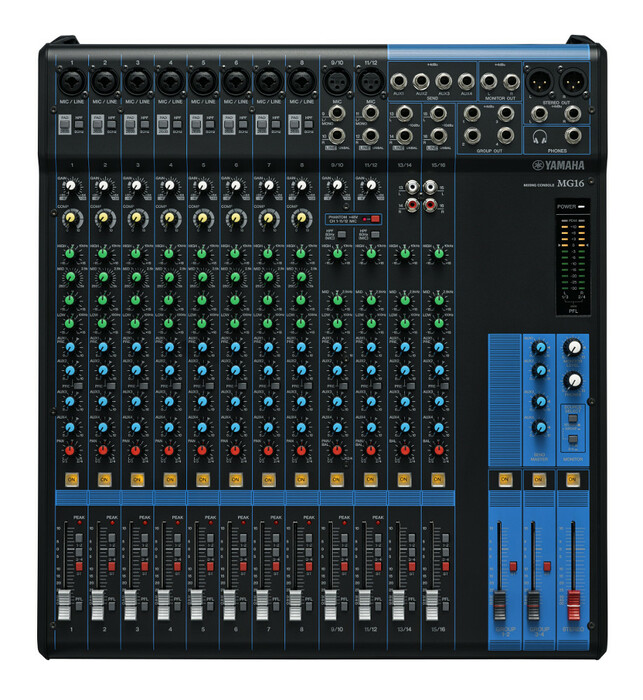 Yamaha MG16 16 Channel Analog Mixer MG16