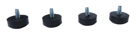 Dunlop Manufacturing ECB151 4 Rubber Feet W/Screws for Dunlop Cry Baby ECB151