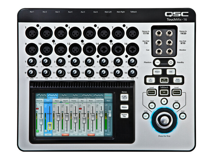 QSC TouchMix-16 16-Channel Compact Digital Mixer with Touchscreen TOUCHMIX-16