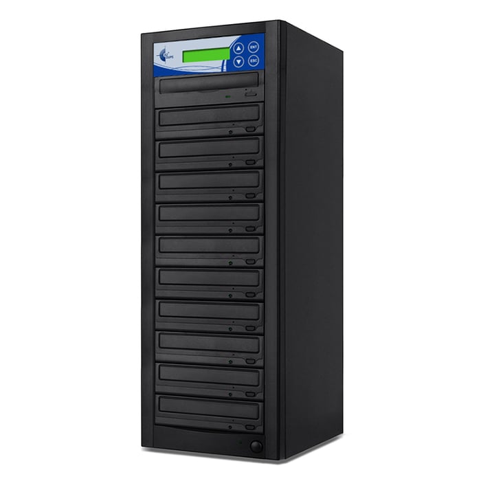 EZ Dupe GP10TDVDB Gold Premier Professional 10 Copy DVD/CD Duplicator GP10TDVDB