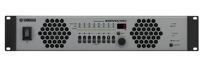 Yamaha XMV8280 2000W 8-Ch Stereo Power Amplifier with YDIF Support XMV8280