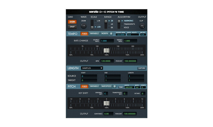 Serato Pitch-N-Time Pro 3.0 Timestretch/Pitch Shift AudioSuite Software Plug-In SSW-PT-PR3-DL