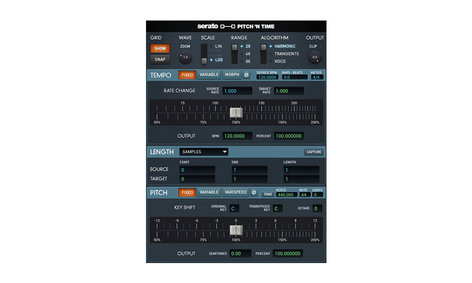Serato Pitch-N-Time Pro 3.0 Upgrade Timestretch/Pitch Shift AudioSuite Software Plug-In SSW-PT-PR3-UP
